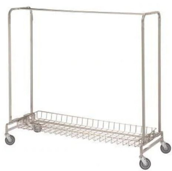 72" Basket Shelf for Single or Double Garment Rack