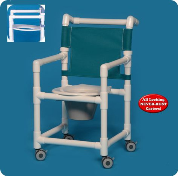 Slant Seat Shower Chair Commode MODEL SC9111/9211 P
