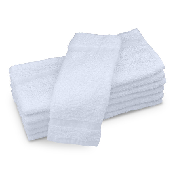 Washcloth Sparkle ProCare White (price per dozen)