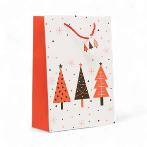 Large 150gsm recycled paper gift bag with tag