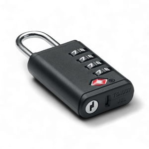 TSA 4-digit combination lock abs and iron