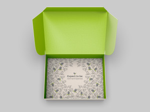 Plastic-free branded recyclable tissue paper Plastic-free branded recyclable tissue paper