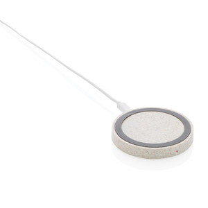 Wheat Straw 5W round wireless charging pad Wheat Straw 5W round wireless charging pad