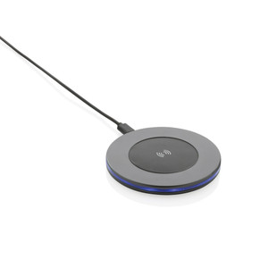 Terra RCS recycled aluminium 10W wireless charger Terra RCS recycled aluminium 10W wireless charger