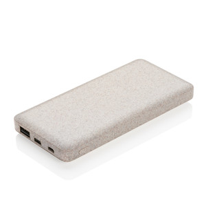 10.000 mah wheat straw powerbank 10.000 mah wheat straw powerbank