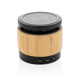 Bamboo wireless charger speaker Bamboo wireless charger speaker