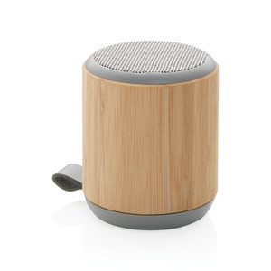Bamboo and fabric 3W wireless speaker Bamboo and fabric 3W wireless speaker