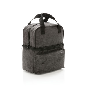 Cooler bag with 2 insulated compartments Cooler bag with 2 insulated compartments