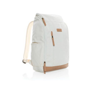 Impact AWARE™ 16 oz. recycled canvas 15" laptop backpack Impact AWARE™ 16 oz. recycled canvas 15" laptop backpack