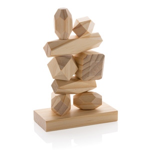 Ukiyo Crios wooden balancing rocks in pouch Ukiyo Crios wooden balancing rocks in pouch