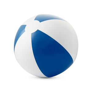 Inflatable beach ball with colourful stripes in opaque PVC Inflatable beach ball with colourful stripes in opaque PVC