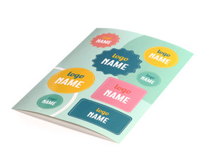 A5 premium custom printed sticker sheet A5 premium custom printed sticker sheet