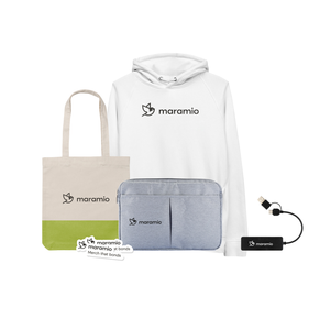 MOQ 50 - Hackathon pack with customized laptop sleeve USB hub and recycled cotton hoodie MOQ 50 - Hackathon pack with customized laptop sleeve USB hub and recycled cotton hoodie