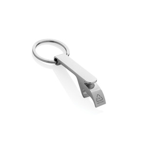 RCS recycled zinc alloy bottle opener keychain RCS recycled zinc alloy bottle opener keychain