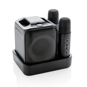 Singvibe RCS recycled plastic karaoke set with double mic Singvibe RCS recycled plastic karaoke set with double mic