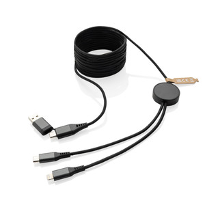 Terra RCS recycled PET 3 meter 4-in-1 cable Terra RCS recycled PET 3 meter 4-in-1 cable