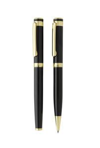 Swiss Peak Luca RCS recycled brass deluxe pen set Swiss Peak Luca RCS recycled brass deluxe pen set