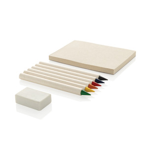Micki GRS infinity 6pc colouring pencil set with notepad Micki GRS infinity 6pc colouring pencil set with notepad