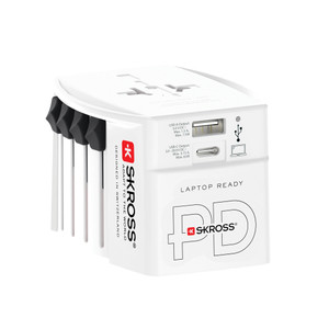 SKROSS World Travel Adapter MUV 65W PD with USB C Cable SKROSS World Travel Adapter MUV 65W PD with USB C Cable