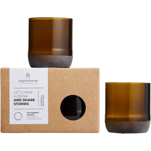 Originalhome 160ml recycled glass drinking glass set Originalhome 160ml recycled glass drinking glass set
