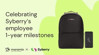 How Maramio crafted sleek employee anniversary gifts for Syberry’s global team