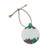 Seed paper christmas ornament bauble with jute rope