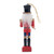 Small wooden nutcracker hanging ornament