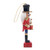Small wooden nutcracker hanging ornament