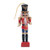 Small wooden nutcracker hanging ornament