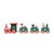 Wooden mdf christmas train decoration