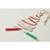 Poplar wooden Christmas tree ornament with markers
