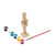 Nutcracker wooden painting set with brush and pigments