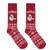 Pair of medium size cotton seasonal socks
