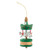 Wooden decorative carousel ornament with hanger