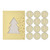 Cinnamon scented tea light candle set 12pcs