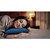 Cozy 220gsm flannel travel blanket and pillow set