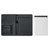 A5 300D two tone recycled polyester portfolio with pen holder