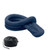 Bendable soft polyester foam travel pillow