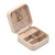 Pu leather travel jewellery box with velvet interior