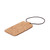 Cork natural luggage tag