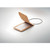 Cork natural luggage tag