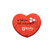 Heart shaped polypropylene mint box dispenser