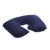 Travel set with inflatable pillow eye mask and earplugs
