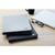 A4 two-toned polyester zipped conference folder with notepad