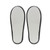 Flip flap polyester hotel slippers with pouch