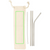 Reusable stainless steel 3 pcs straw set