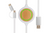 3-in-1 cable with 5W bamboo wireless charger