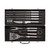 Barbecue set in aluminium box 12 pcs