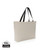 Undyed canvas cooler tote