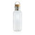 GRS RPET bottle with bamboo lid and handle